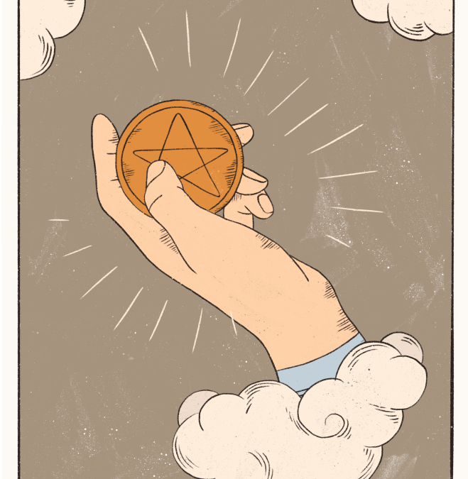 Ace of Pentacles Tarot card