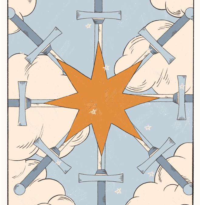 Eight of Swords Tarot card
