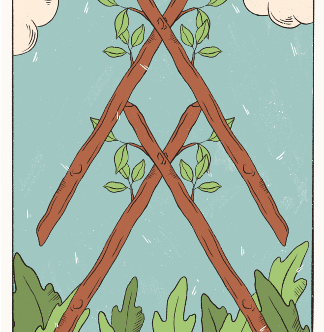 Four of Wands Tarot card