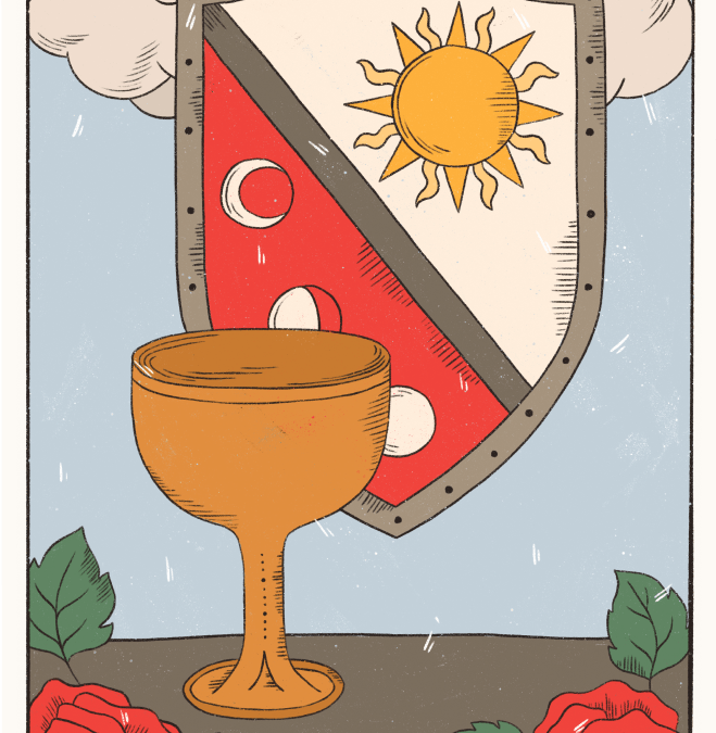 Knight of Cups Tarot card