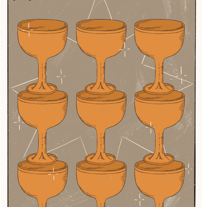 Nine of Cups Tarot card