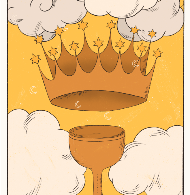Queen of Cups Tarot card