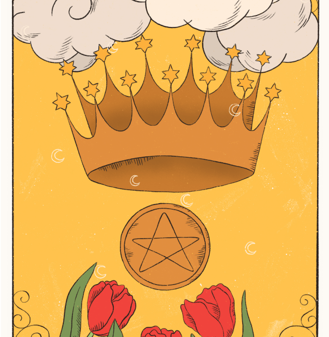 Queen of Pentacles Tarot card