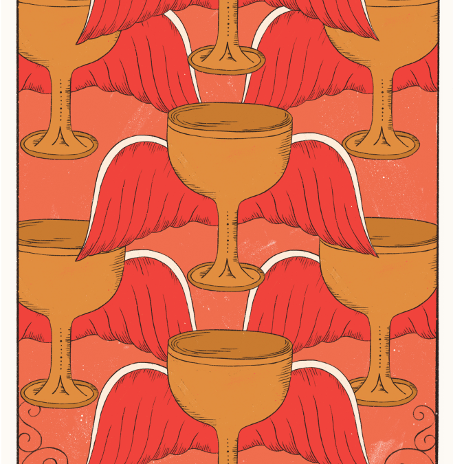 Seven of Cups Tarot card