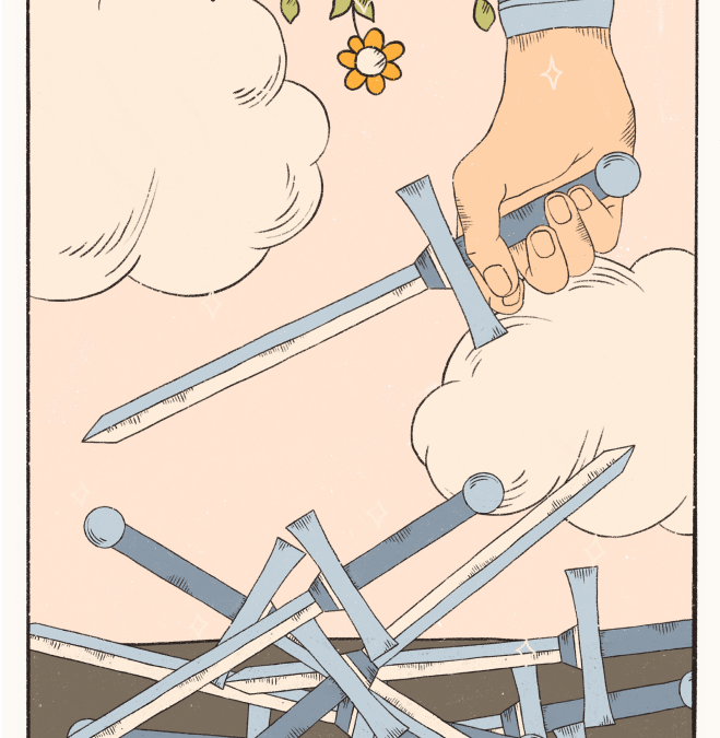 Ten of Swords Tarot card