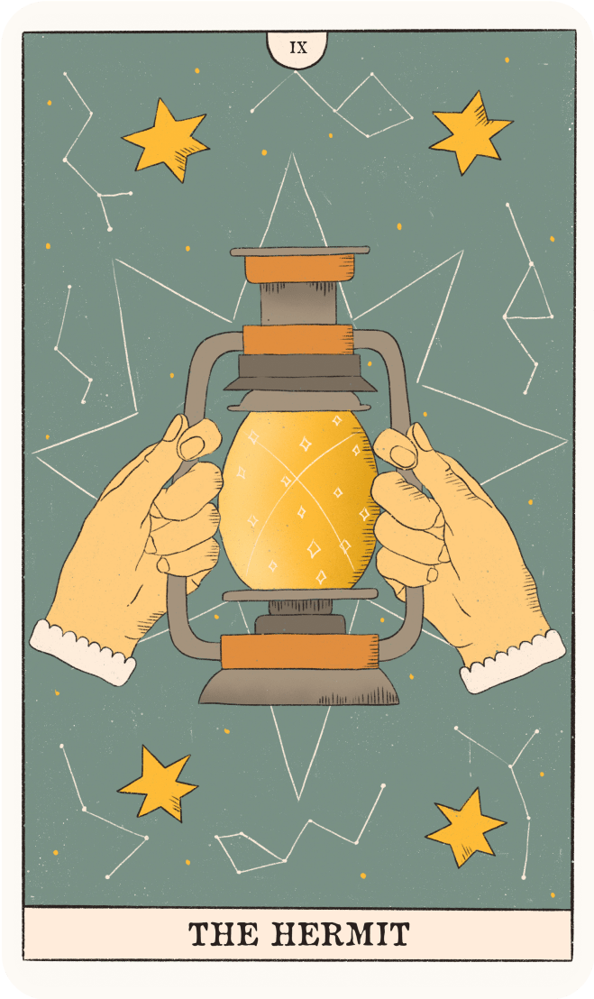 The-Hermit-Tarot-Card