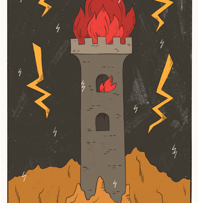 The Tower Tarot Card